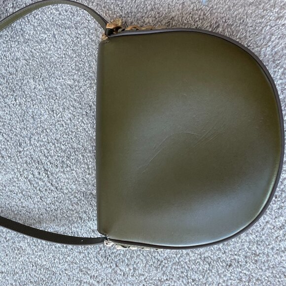 Stella McCartney Eco Alter Nappa Medium Frayme Khaki Bag - Picture 8 of 15